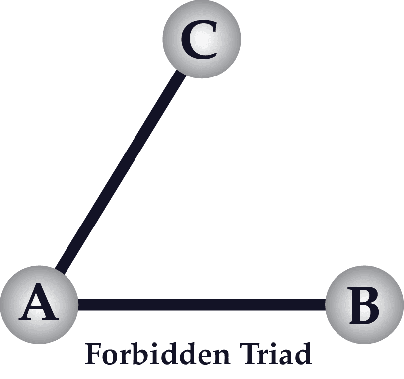 Mark Granovetter's Forbidden Triad