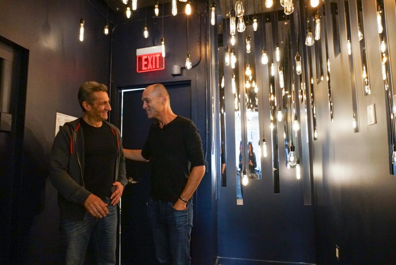 Partner Gigi-Levy Weiss with NFX Friend & Advisor Stan Chudnovsky, Head of Messenger @ Facebook