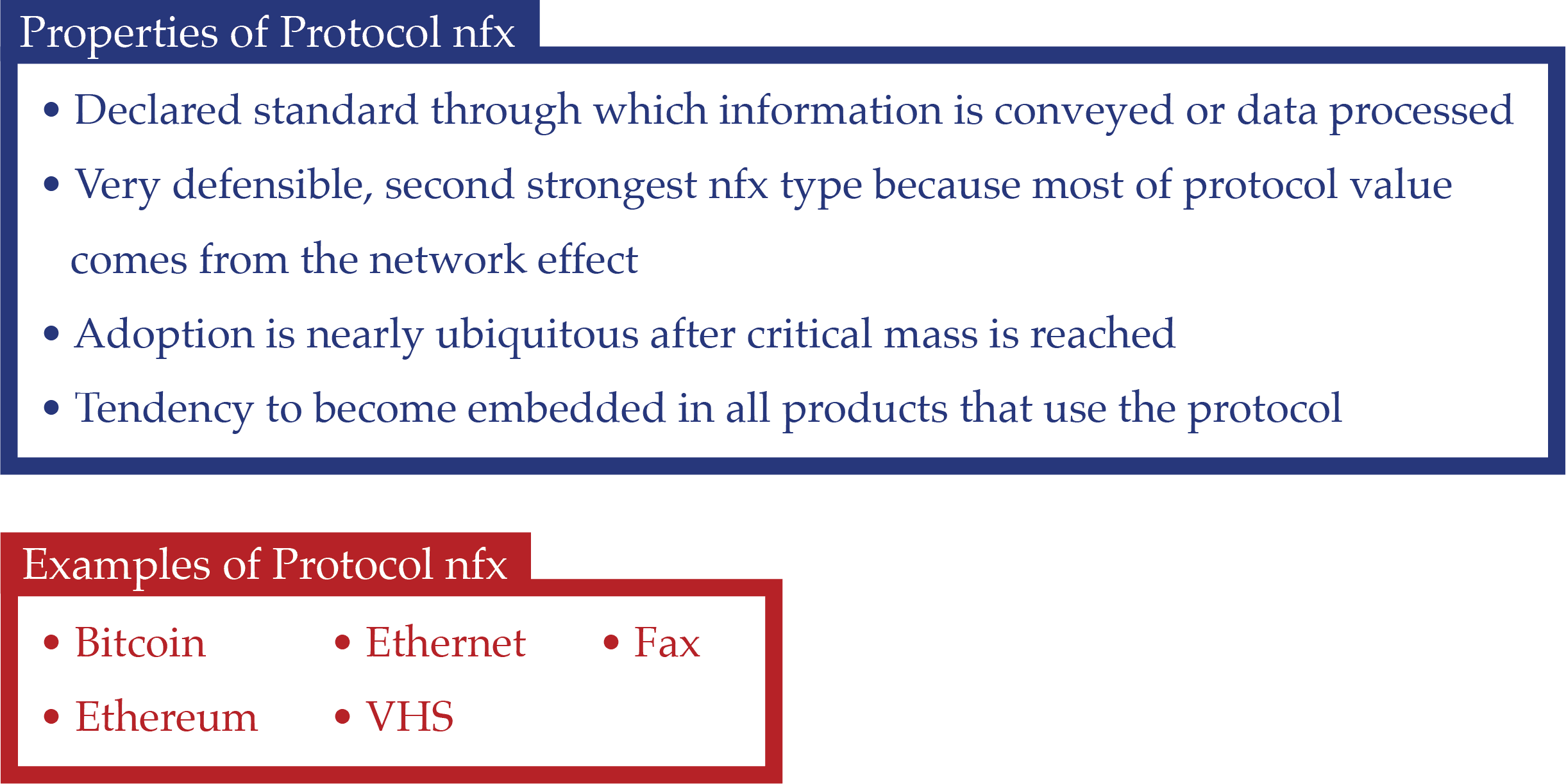 Properties and Example of Protocol NFX