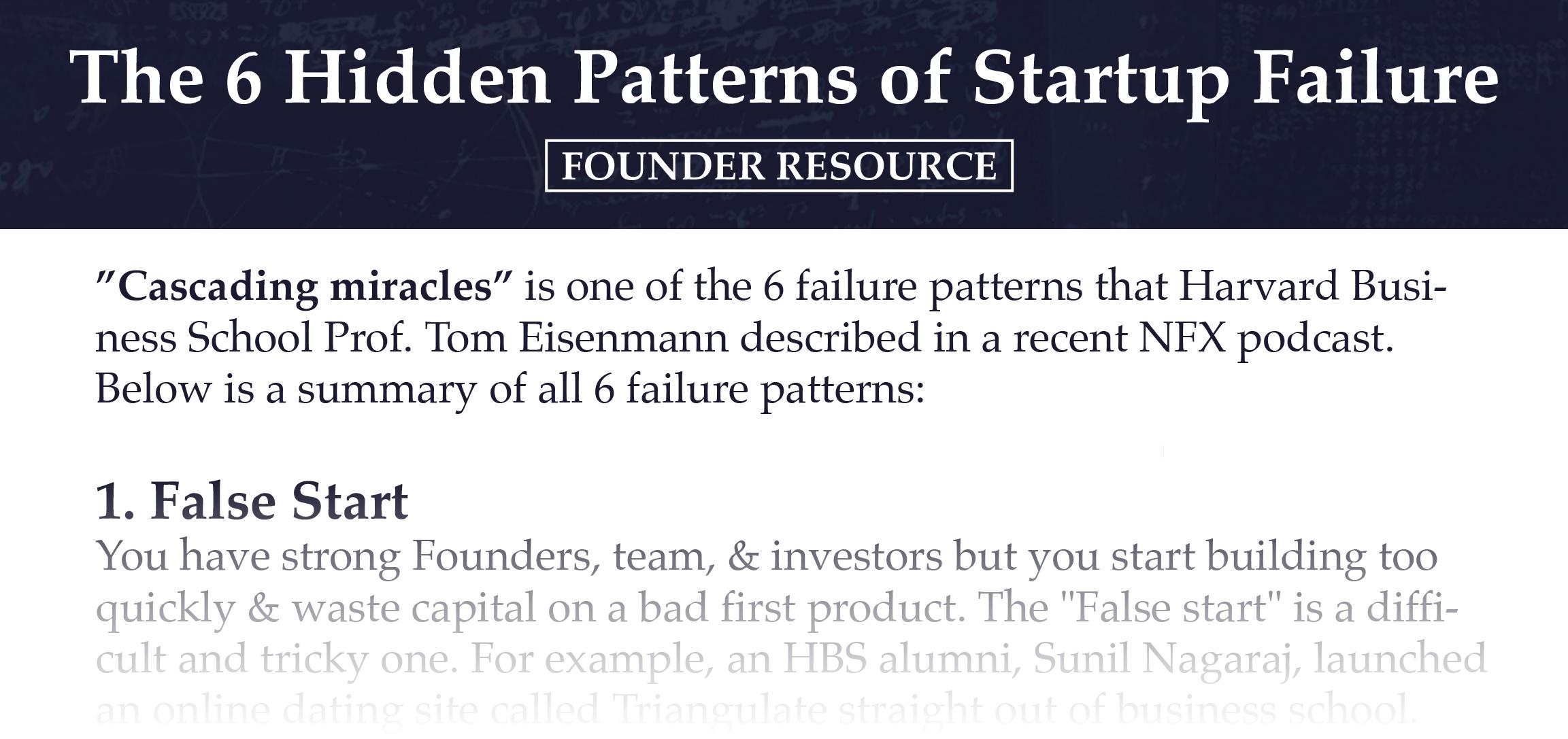 Failure Patterns