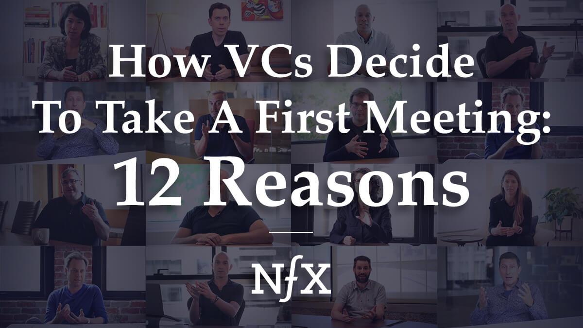 How VCs Decide to Take a First Meeting header image