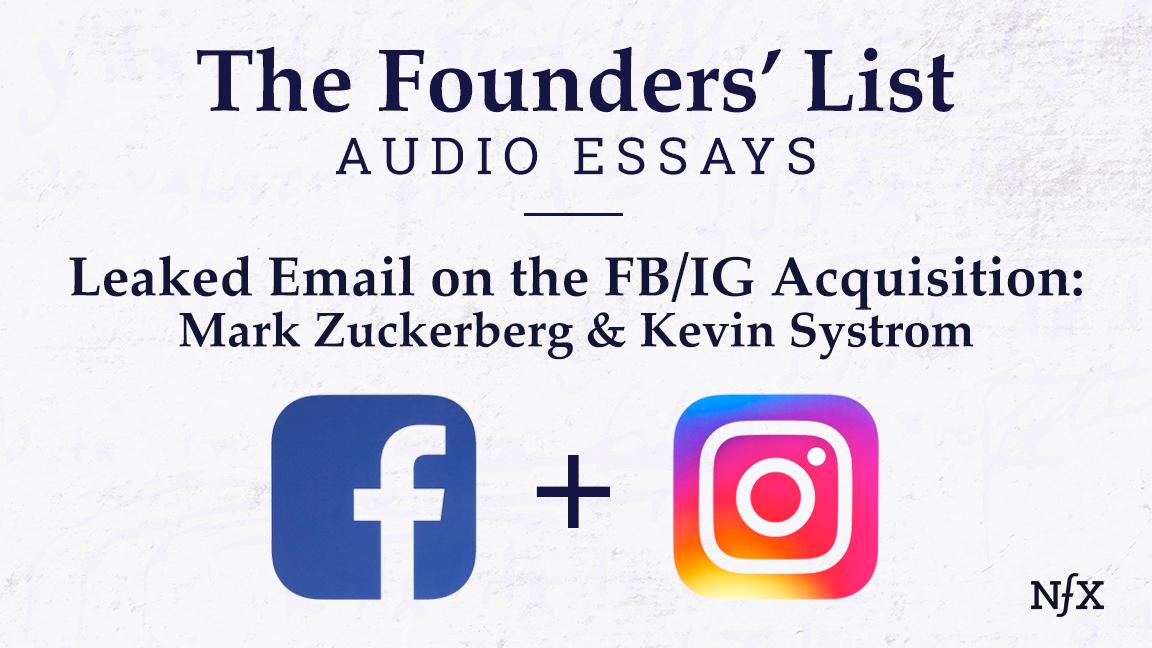 Founders' List Facebook Instagram Acquisition