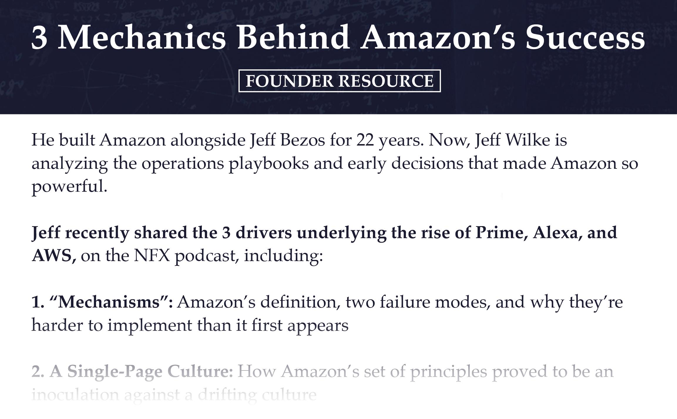 3 Mechanics Behind Amazon's Success