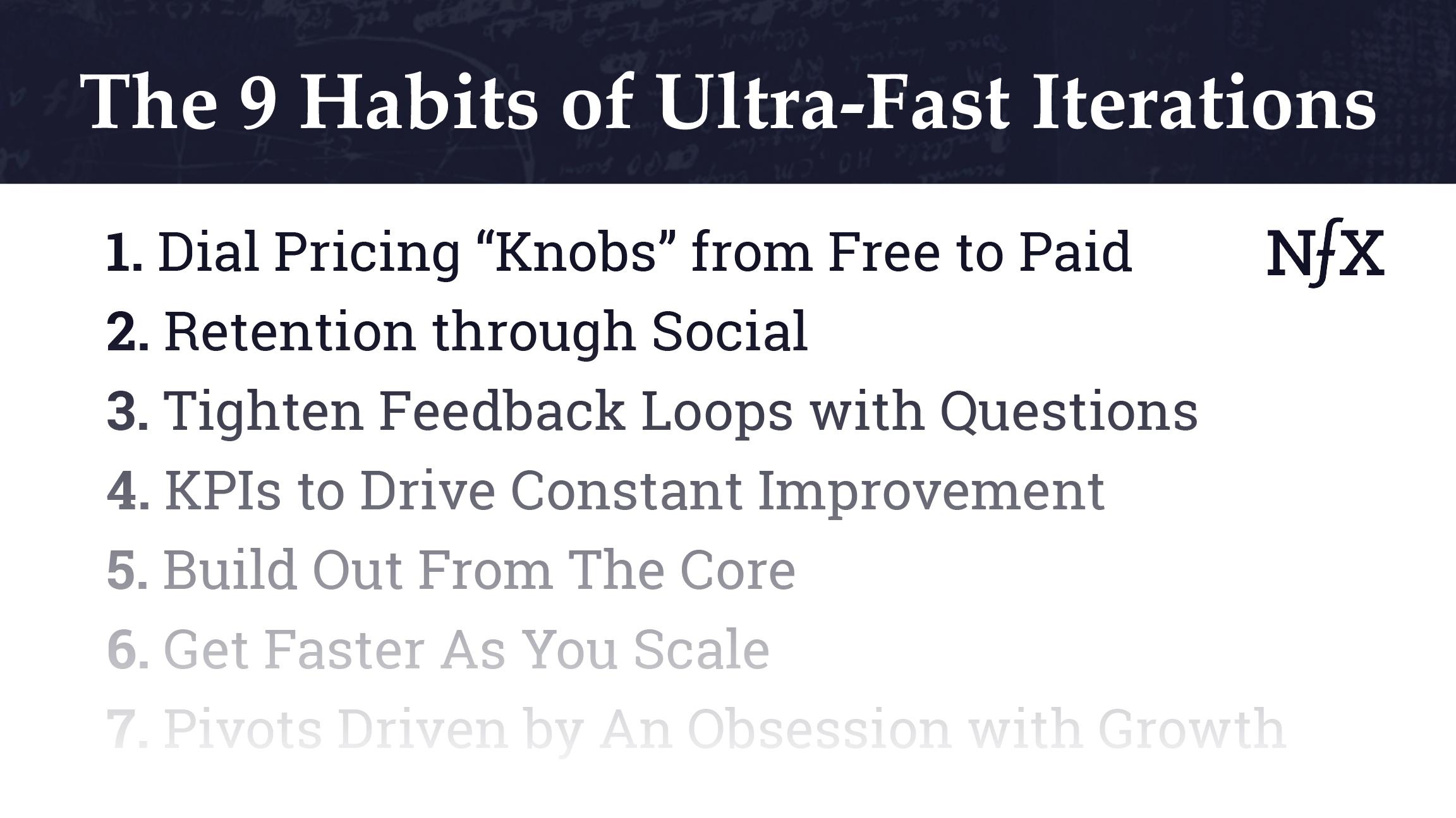 9 Habits of Ultra-Fast Iterations Plarium NFX