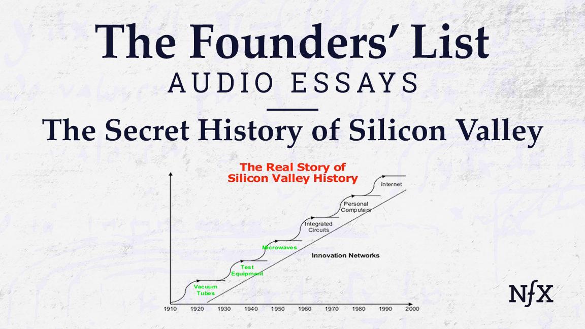 The Founders' List: The Secret History of Silicon Valley by Steve Blank