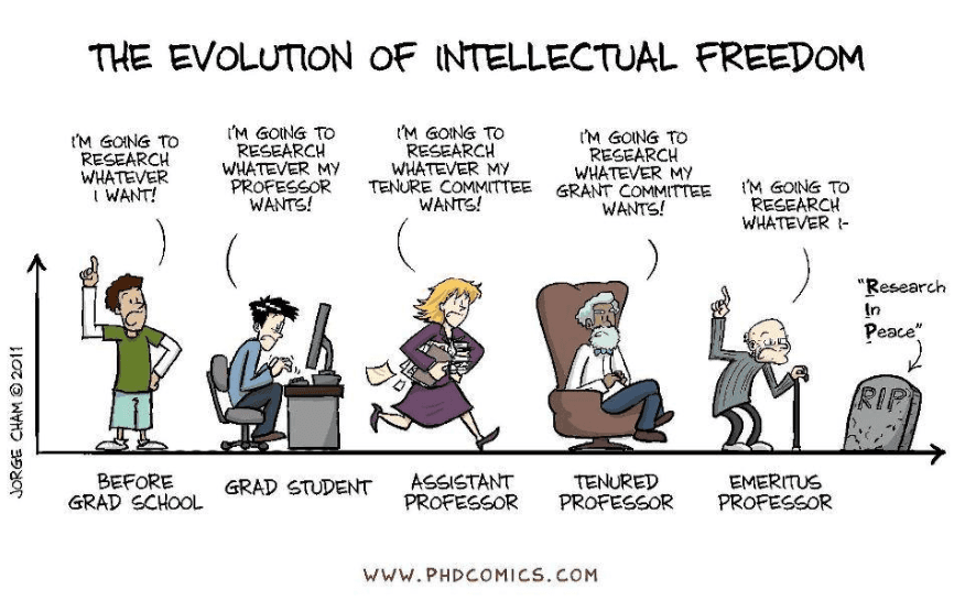 Evolution of Intellectual Freedom