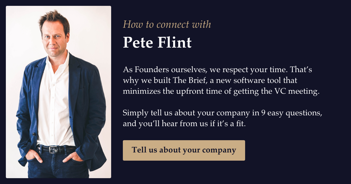 Connect with Pete Flint