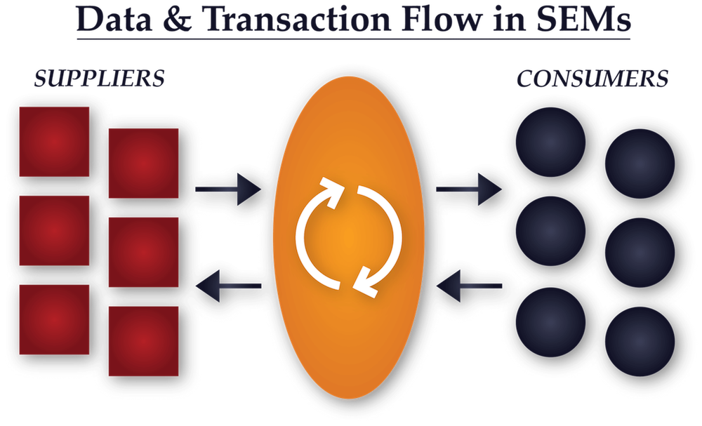 Tomasz Tunguz's Data & Transaction Flow in SEMs diagram